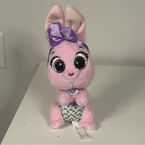 Disney Jr. T.O.T.S. Bella The Bunny Rabbit Pink Junior Small Plush 9” Big Eyes